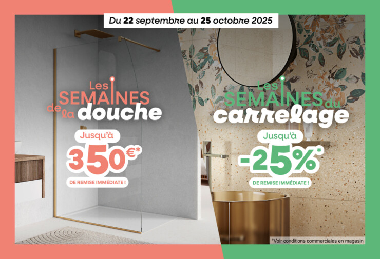 Semaines de la douche et du carrelage