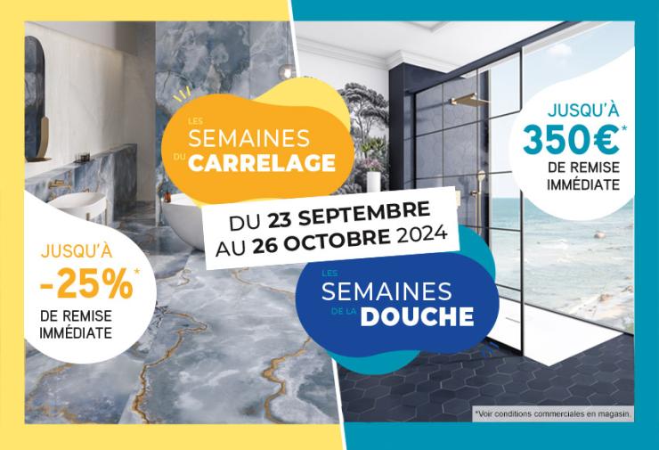 Semaines de la douche et du carrelage