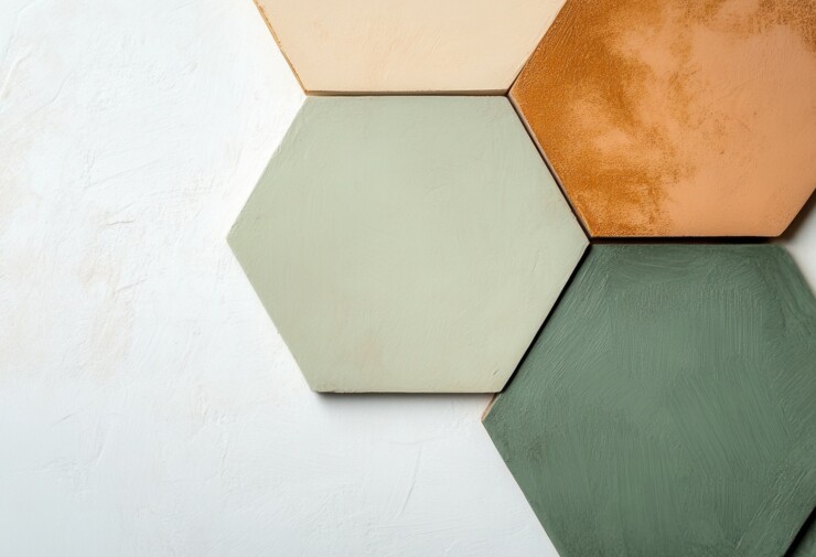 Carrelage hexagonal